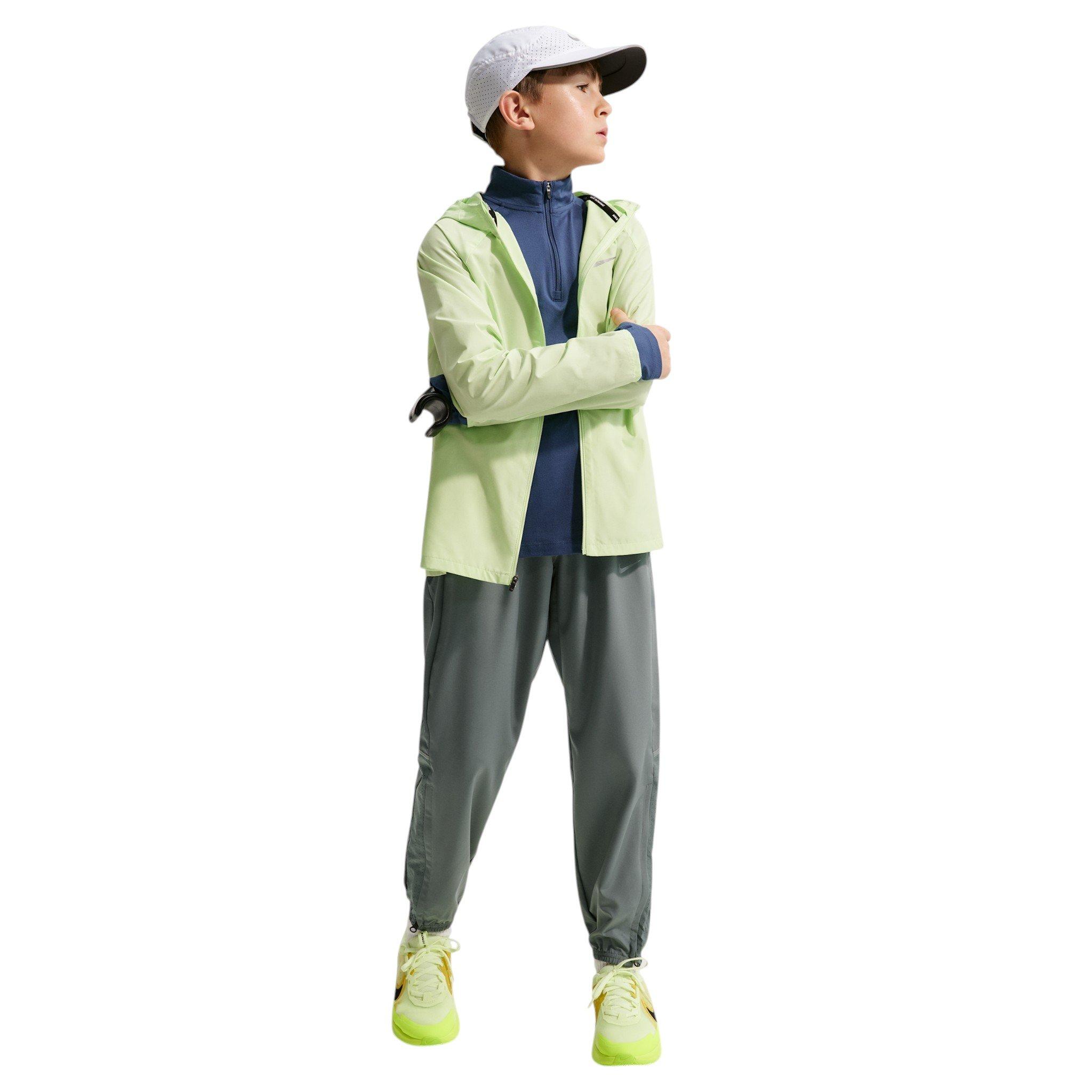 Nike Big Boys' Miler Dri-FIT Woven Pants - Grey - GREY